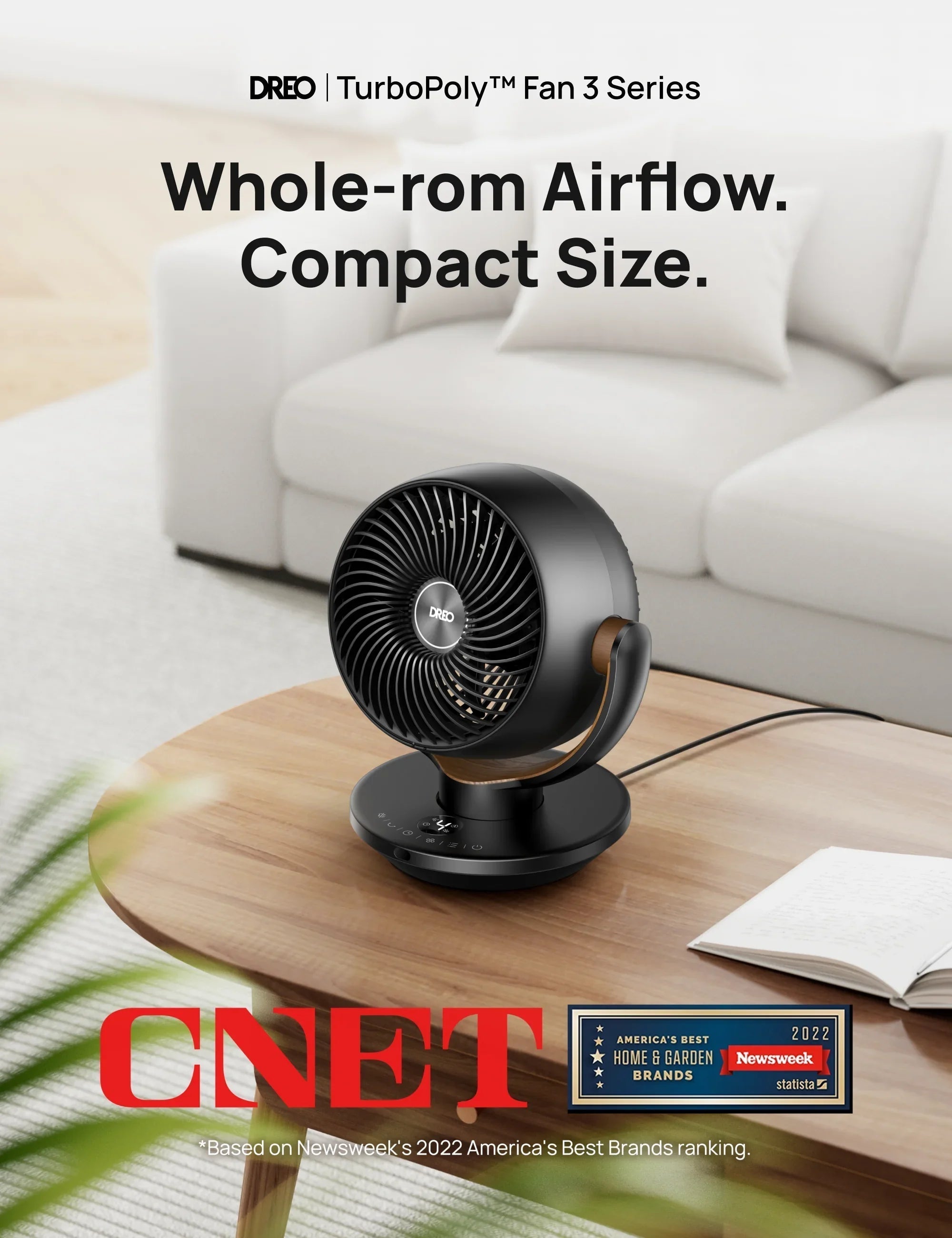 TurboPoly™ Table Fan 315 - DREO